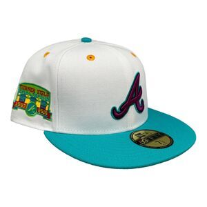 New Era Atlanta Braves 59FIFTY Hat Club Exclusive Final Season‎ Patch Size 7 1/2
